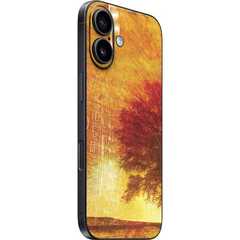 Falling Notes iPhone 16 Plus Skin